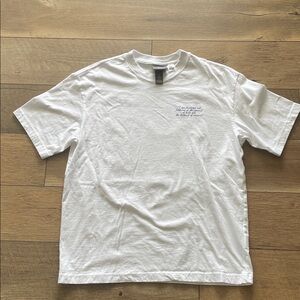 H&M White Short Sleeve Men's Tee